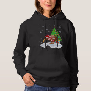 Kiwi Bird Lover Gift Santa Hat Kiwi Christmas Hoodie