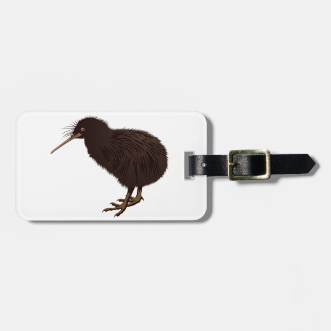 Kiwi Bird Luggage Tag (Front Horizontal)