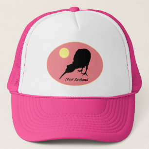 Kiwi Bird & Moon, New Zealand, Bro Fashion/ Hat