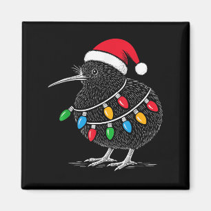 Kiwi Bird New Zealand Holiday Christmas Magnet