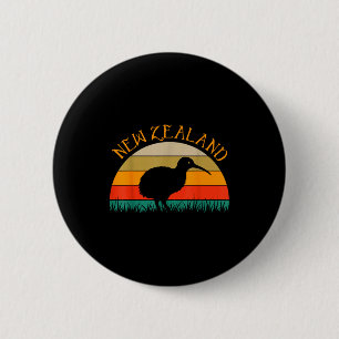 Kiwi bird nz travel new zealander new zealand 6 cm round badge