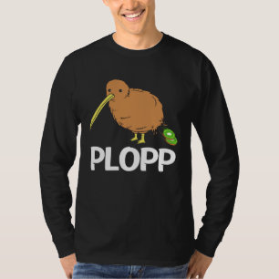 Kiwi Bird Poop Kiwi Fruit Bird Pun T-Shirt