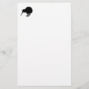 Kiwi Bird Silhouette Stationery
