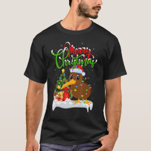 Kiwi Bird Xmas Decorations Santa Kiwi Bird Chris T-Shirt