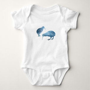 kiwi birds baby bodysuit