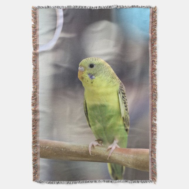 Kiwi Burbell Throw Blanket (Front Vertical)