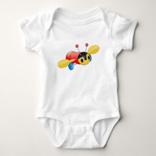 Kiwi Buzzy Bee Baby Bodysuit