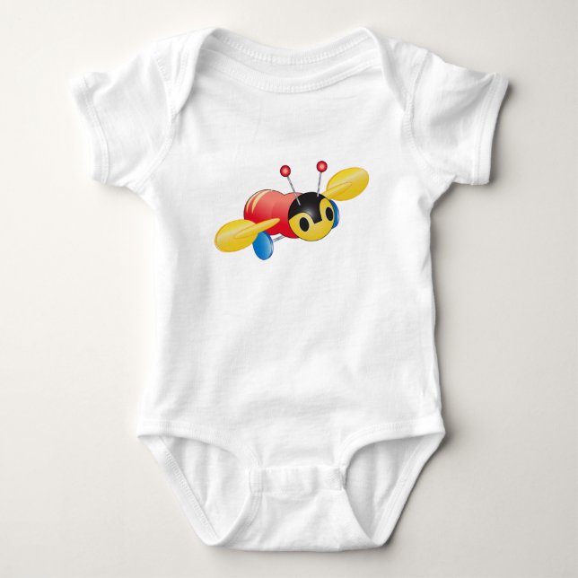 Kiwi Buzzy Bee Baby Bodysuit (Front)