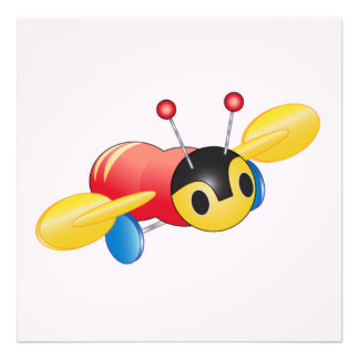 Kiwi Buzzy Bee Photo Print
