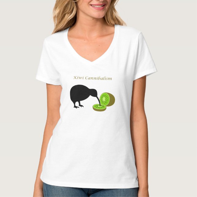 Kiwi Cannibalism T-Shirt (Front)