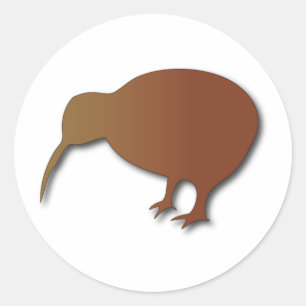 kiwi classic round sticker