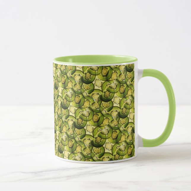 Kiwi Collage Mug (Right)