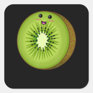 kiwi costume food fruit halloween lazy easy square sticker