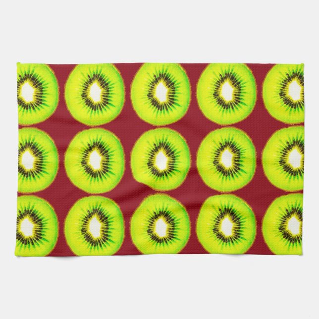 Kiwi customisable tea towel (Horizontal)