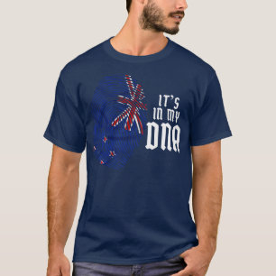 Kiwi DNA Fingerprint Funny New Zealand T-Shirt
