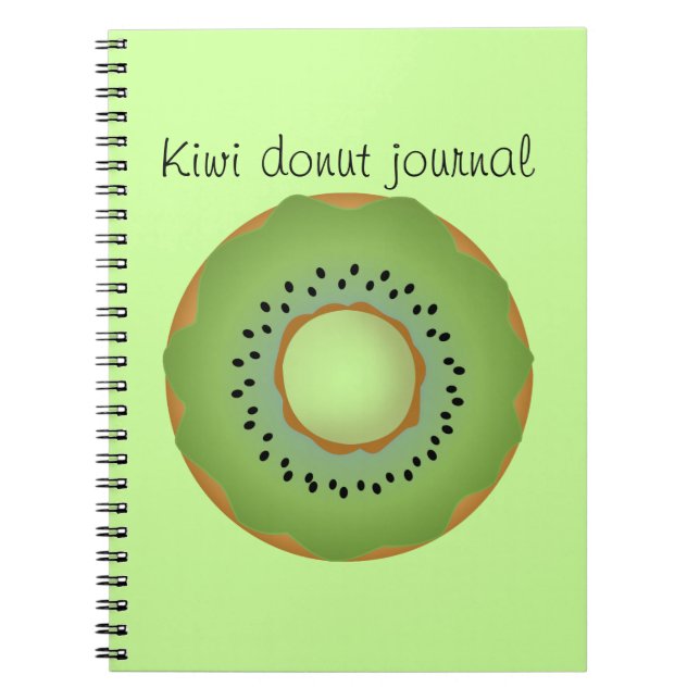 kiwi doughnut notebook (Front)