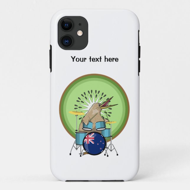 Kiwi Drumming New Zealand Music Case-Mate iPhone Case (Back)