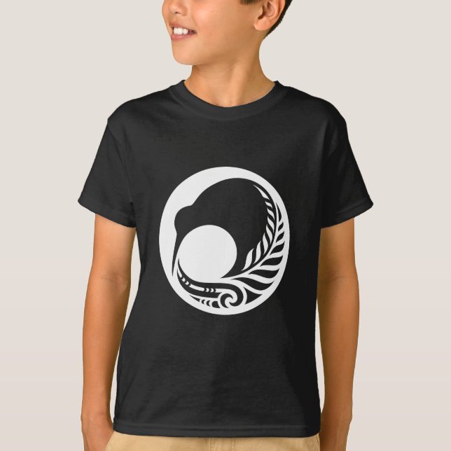 Kiwi Fern Disc T-Shirt (Front)