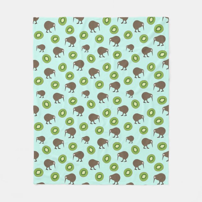 Kiwi Fleece Blanket (Front)