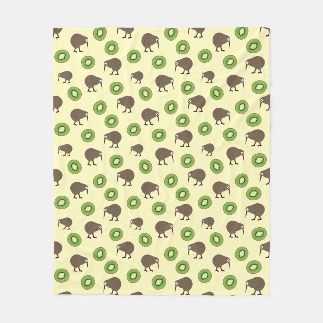 Kiwi Fleece Blanket (Front)