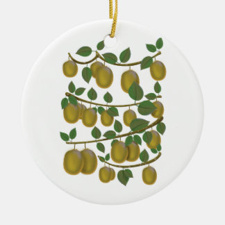 Kiwi Fruit Ceramic Tree Decoration