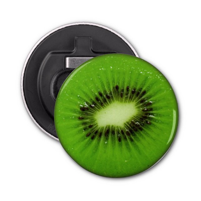 Kiwi Fruit Fresh Slice Bottle Opener (Front)