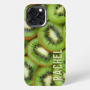 Kiwi Fruit Green Custom Name iPhone 13 Pro Max Case