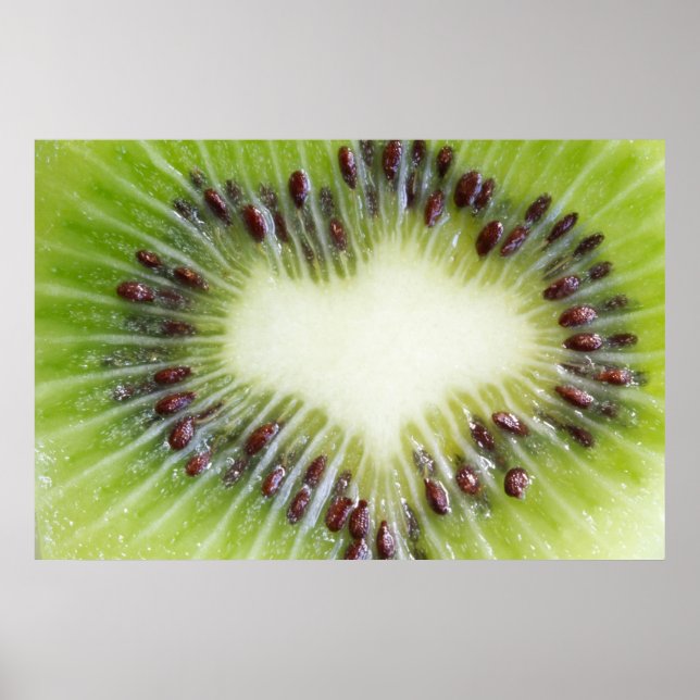 Kiwi Fruit Inside Poster (Front)