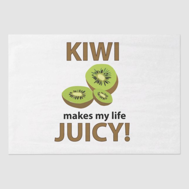 Kiwi Fruit Lover Kiwi Tissue Paper (Front)