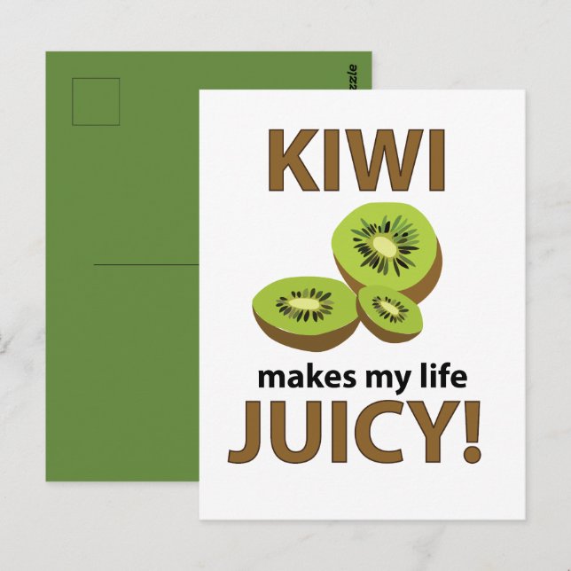 Kiwi Fruit Lover  Postcard (Front/Back)