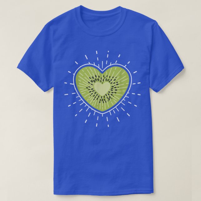 Kiwi Fruit Lover Vegan Vegetarian Healthy 897 T-Shirt (Design Front)