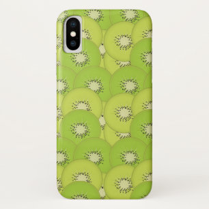 Kiwi Fruit Pattern iPhone X Case