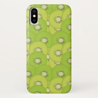Kiwi Fruit Pattern iPhone X Case