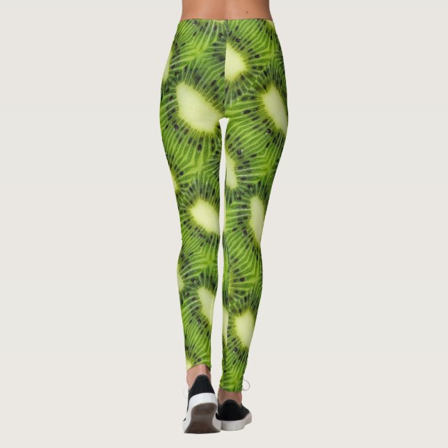 Kiwi fruit pattern leggings (Back)