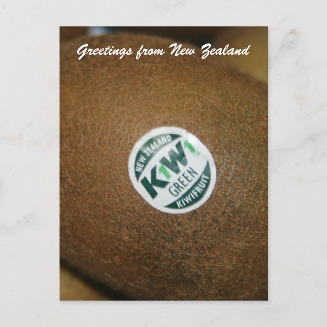 kiwi fruit postcard (Front)
