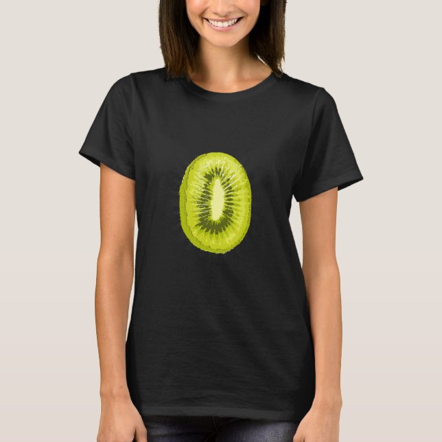 Kiwi Fruit Vacation Beach Pool Party T-Shirt (Front)