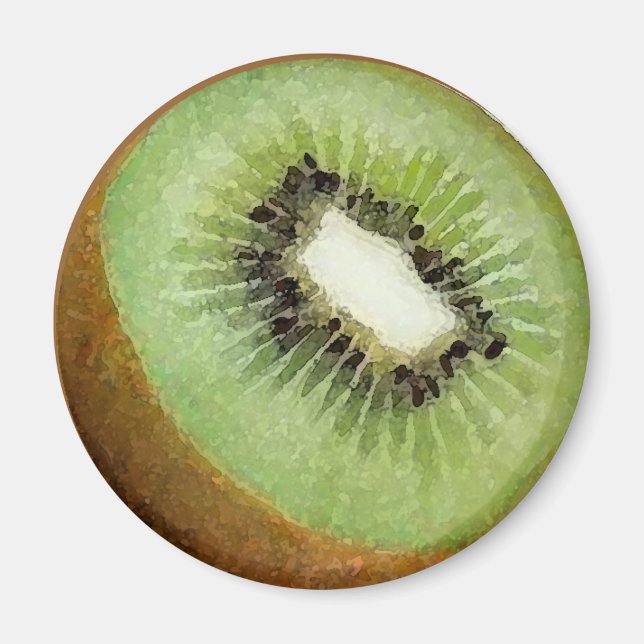 Kiwi Fruit  Watercolor - Magnet (Front)