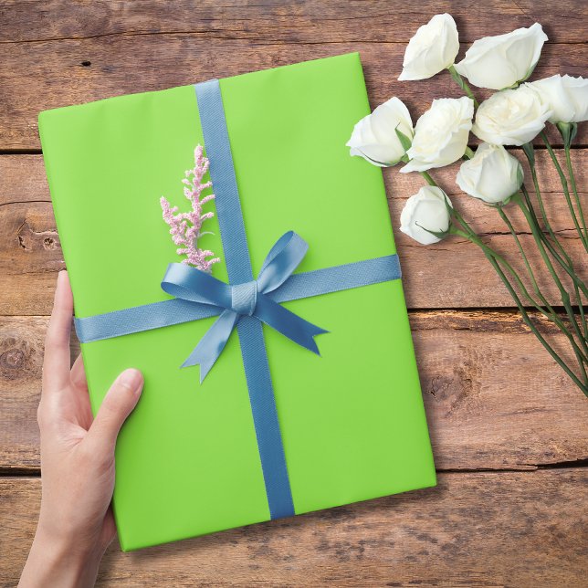 Kiwi Green Solid Colour | Classic | Elegant Wrapping Paper (Creator Uploaded)