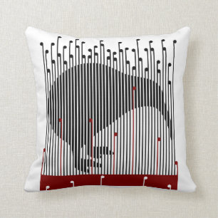 Kiwi in the Raupo, BULLRUSH Cushion