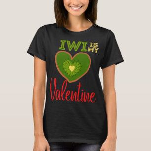 Kiwi Is My Valentine Funny Fruit Healthy Valentine T-Shirt