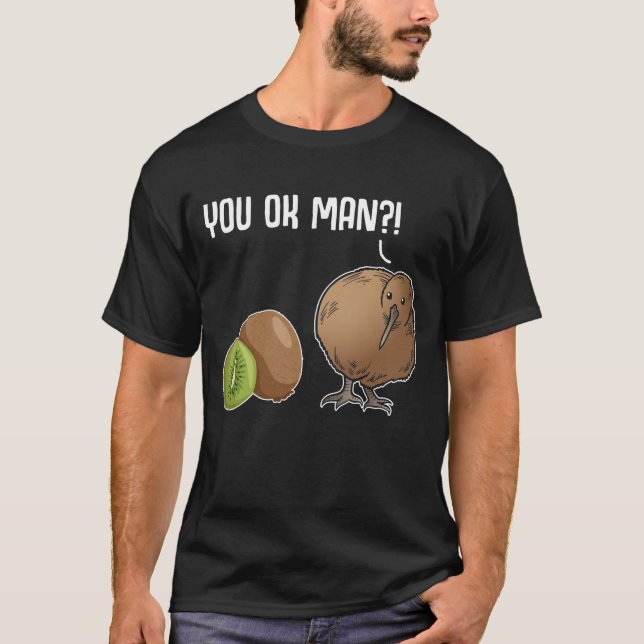 Kiwi Joke Bird Fruit Animal Kiwi T-Shirt (Front)