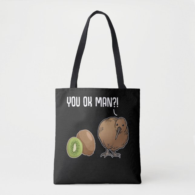 Kiwi Joke Bird Fruit Animal Kiwi Tote Bag (Front)