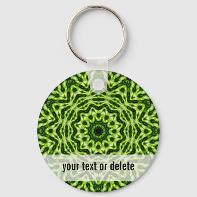 Kiwi Kaleidoscope Key Ring (Front)
