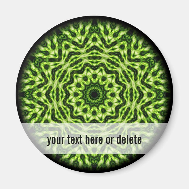 Kiwi Kaleidoscope Magnet (Front)