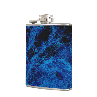 "Kiwi Lifestyle" - A Touch of Blue Slice#2 Hip Flask
