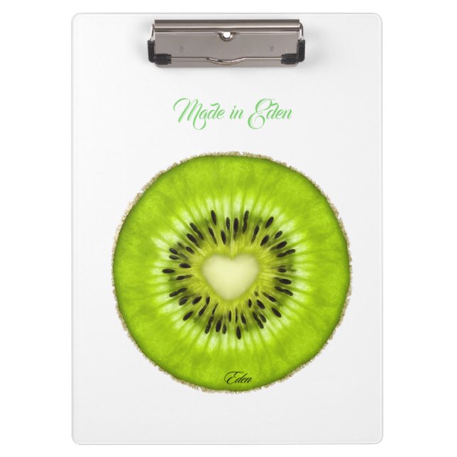 Kiwi Made in Eden clipboard (Front)