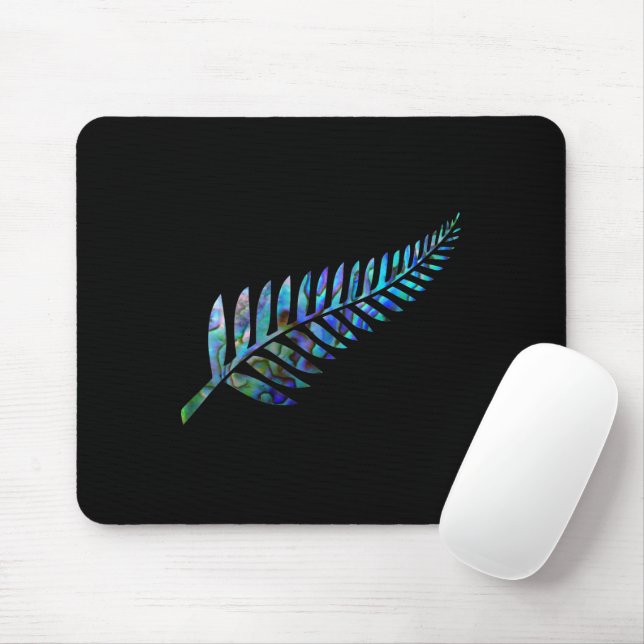 KIWI NEW ZEALAND FERN PAUA MOUSE MAT (With Mouse)