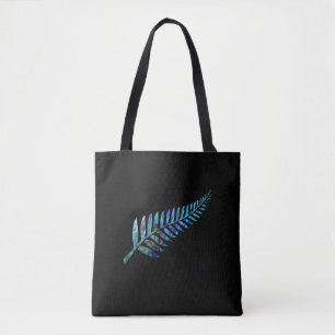 KIWI NEW ZEALAND FERN PAUA TOTE BAG