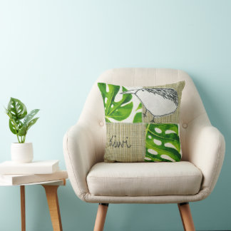 Kiwi - New Zealand native bird, kiwiana Cushion