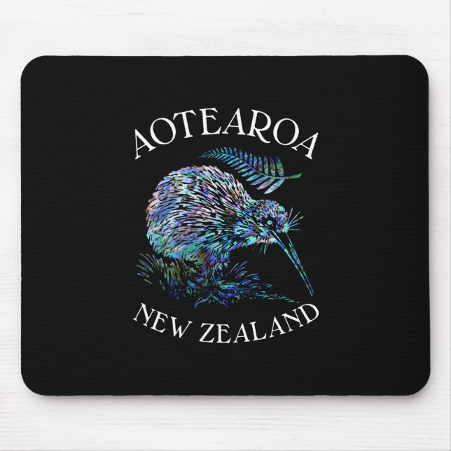 KIWI NEW ZEALAND PAUA LAPTOP SLEEVE MOUSE MAT (Front)